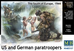 35157    США и немецкие десантники, юг Европы, 1944 г.