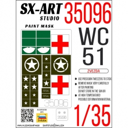 35096    ОКРАСОЧНАЯ МАСКА WC-51 (ЗВЕЗДА) 1/35
